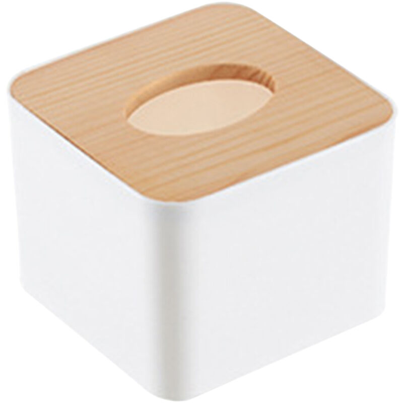 Holz Tissue Box Cover Halter Serviette Papierspender Taschentuchspender aus Holz