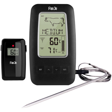 3x Mini-Thermometer für Steaks und anderes Fleisch Grillthermometer BBQ Smoker 