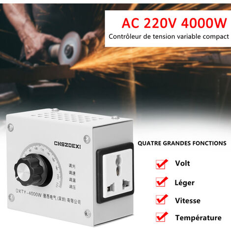 AC 220V 4000W SCR Thyristor Digital Steuerung elektronische Spannungsregler