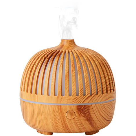 Schlaf Ultraschall Luftbefeuchter Aroma Diffuser Holz Humidifier Diffusor 7Farbe 