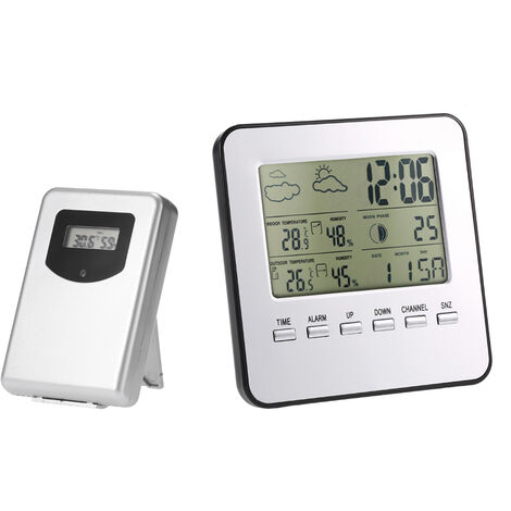 Digitaler drahtloser USB Hintergrundbeleuchtung Thermometer Hygrometer 2019 