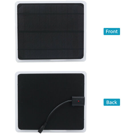 NEU 10W Solarpanel mit USB-Lüfterventilator für Wohnmobilgewächshaus Z3G9 