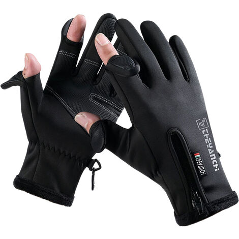 Herren Damen Warm Thermo Touchscreen Handschuhe Winter Wasserdicht Fahrrad UK 