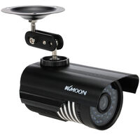 Überwachungs Kamera Weiß Nachtsicht CCTV Kuppelkamera 1200TVL Sicherheit 