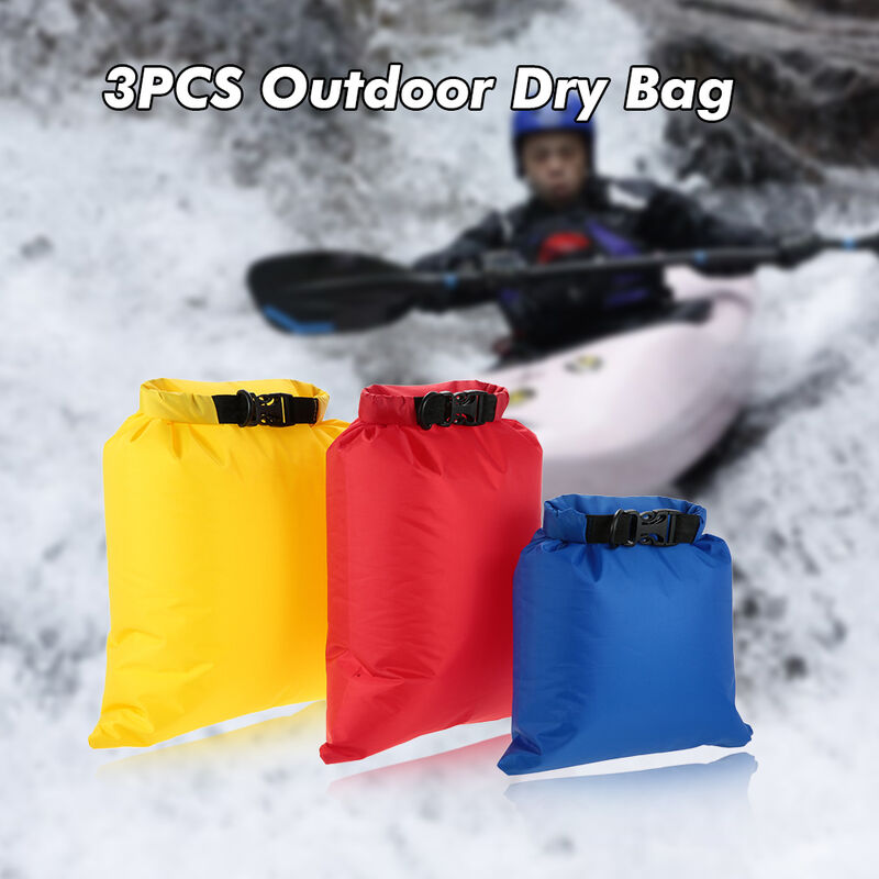 Lightweight Outdoor Dry Bags Ultimate Dry Bags for Kayaking Rafting Camping 6 Pack Waterproof Dry Sacks 8L, 5L, 3.5L, 3L, 2.5L, 1.5L 