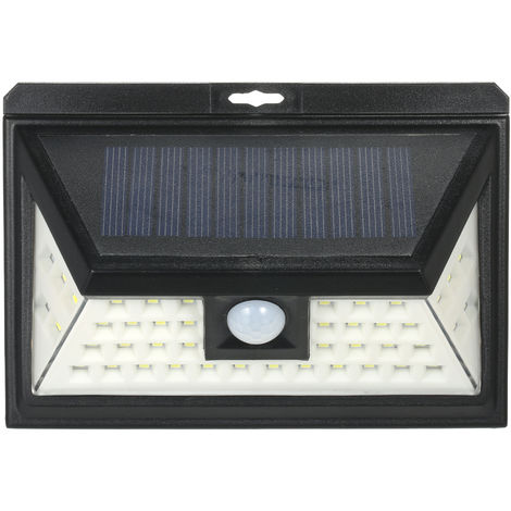 44 LEDs Solar Power PIR Motion Sensor Wall Light Outdoor Yard Garden Lamp Waterproof