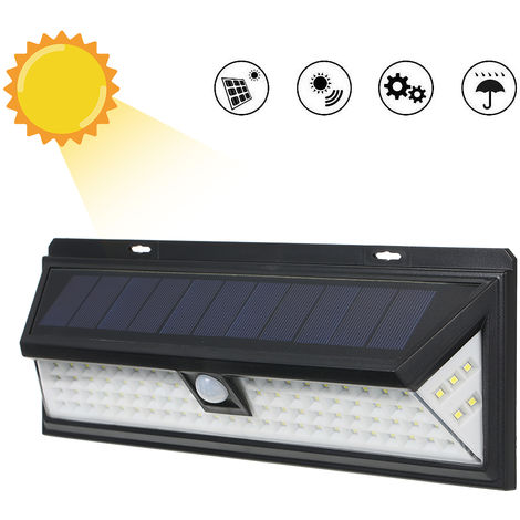 90 LEDs Solar Power PIR Motion Sensor 3 Modes Wall Light Outdoor Yard Garden Lamp Waterproof