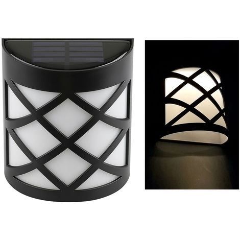 criss cross solar wall lights 4pk