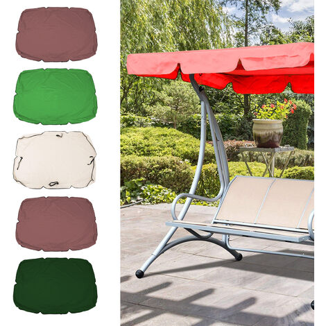 Outdoor garden waterproof furniture cover sunshade, beige two seats 142*120*18cm - beige two seats 142*120*18cm