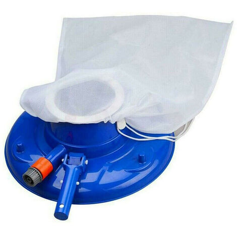 Disk-shaped swimming pool cleaning tool, decontamination head