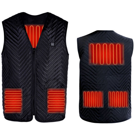 Usb Electric Smart Heating Vest Heated Vest for Men Women NO Battery Unisex Warming Heated Vest Rechargeable and Washable 