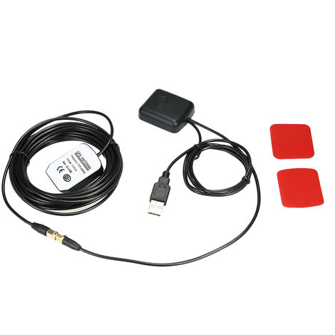 Car GPS Signal Antenna Amplifier Booster with GPS Receiver + Transmitter 30DB for Phone Navigator,model:Black