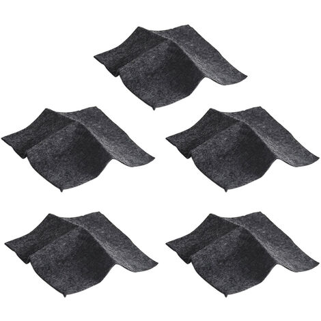 5PCS Nano Cloth for Car Scratches Water Stains Glue Oxidation Nano Magic Cloth Scratch Remover for Cars Trucks Motorcycles Bicycles Car Surface Cleaner,model:Black