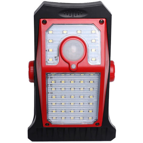 Solar Energy Color Frame Wall Lamp Clip Lamp LED Human Body Induction Lamp Outdoor Waterproof Courtyard Lamp Solar Street Lamp Red/Orange/Blue/Balck,model:Red - model:Red
