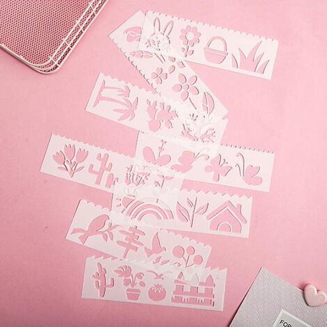 Decals Wall Stickers Craft Cardmaking Small Hollow Star Shaped Vinyl Stickers 