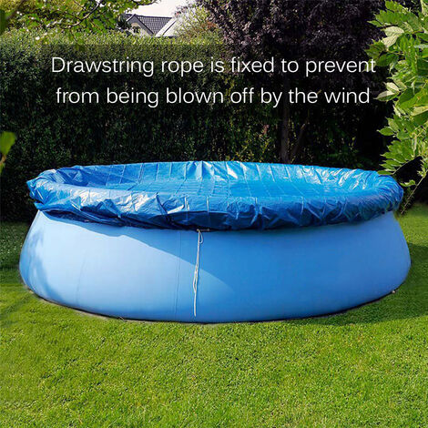 Pool Covers,Solar Pool Cover for Above Ground Pool,Swimming Pools Inflatable Pool Cover for Frame Inflatable Pool Waterproof Swimming Pool Cloth 