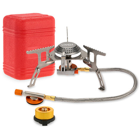 Outdoor Camping Backpacking BBQ Gas Propane Stove Head Connector Tube Hose 