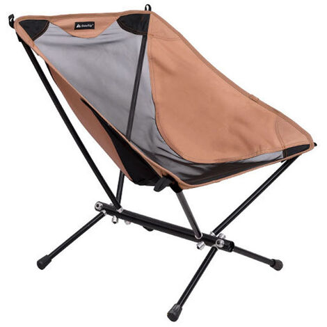 ShineTrip Camping Chair Lightweight Folding Camp Chair Aluminum Alloy Moon Chair with Storage Bag for Outdoor Camping Hiking Picnic Fishing Travel Beach,model:Sand Color