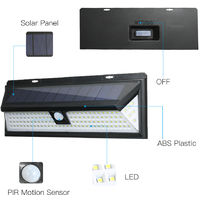 118LED Solar Sensor Light