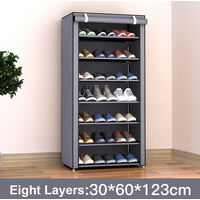 Multi-layer combination shoe rack