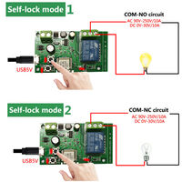 Wifi Switch Wireless Relay Module Smart Home Automation Modules 1PCS Green