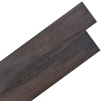 Self-adhesive PVC Flooring Planks 5.02 m2 2 mm Dark Brown