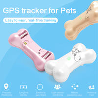2G Smart GPS Pet Dog Tracker IP67 Waterproof Security Fence, Yellow