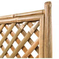 Garden Raised Bed with Trellis Bamboo 40 cm