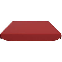 Replacement Canopy for Garden Swing Bordeaux Red 192x147 cm