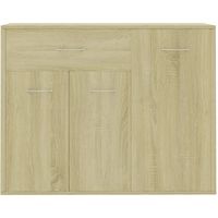 Sideboard Sonoma Oak 88x30x70 cm Chipboard