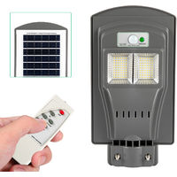 Solar Powered with Remote PIR Motion Sensor & Lighting Sensor Human Body Induction IP65, 30W - 30W