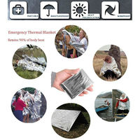 12 in 1 Fire Fighting Equipment Adventure Survival First Aid Blanket Kit Multi-functional Survival Box