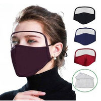 Cotton Cloth One-Piece Protective Face Shield Breathable Soft Adjustable Valve Protective Face Shield