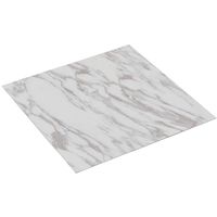 Self-adhesive PVC Flooring Planks 5.11 m2 White Marble