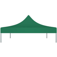 Party Tent Roof 4x3 m Green 270 g/m2