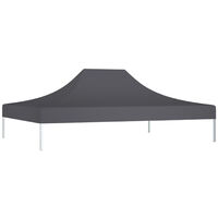 Party Tent Roof 4x3 m Anthracite 270 g/m2