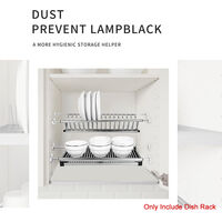 Dish rack in stainless steel cabinet, DLT-W13-450