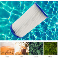 Special filter element for swimming pool Intex A filter, blue