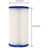 Special filter element for swimming pool Intex A filter, blue