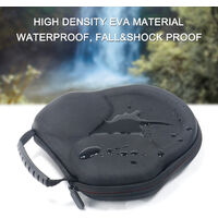 Earphone Storage Case Waterproof Portable Headphone Carrying Case with Zipper, Fall&Shock Proof Storage Bag Replacement for Apple AirPods Max Headphone,model:Black