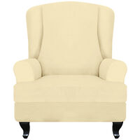 Sofa Cover Stretch Recliner Chair Cover Furniture Protector Couch Soft with Elastic Fabric,model:Beige - model:Beige