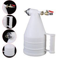 3000ML Hopper Spray Gun Paint Texture Tool Drywall Wall Painting Sprayer With 6mm Nozzle White,model:White