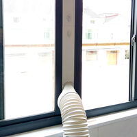 Waterproof Mobile Door Window Seal for Mobile Air Conditioning and Exhaust Air Dryer,model:White