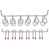 114Pcs Metal Pegboard Hooks Organizer Assortment Kit Peg Locks Hanging Applications,model: 114Pcs