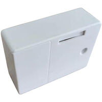 Smart Sensor Cabinet Lock Adhesive Hidden Drawer Lock Shoe Cabinet Wardrobe Bathroom Inductive Digital Lock for Single-opening Door White T3,model:White