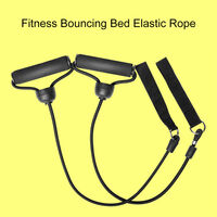 Adult Fitness Bouncing Bed Elastic String Home Use Indoor Foldable Jumping Bed Sstring,model: Elastic Rope