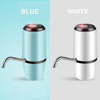 Electric Automatic Pump Dispenser Water Bottle Pump USB Charging Drinking Water Pump Touch Control For Home Office,model:Blue
