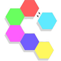 6PCS Smart LED Sound Control RGB Hexagon Wall Light with Colorful Light Effect APP Control Sticky Pads for Bedroom Living Room Gaming,model:White 6pcs