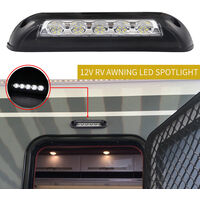 12V RV LED Awning Porch Light Waterproof Interior Wall Lamps Light Bar for Motorhome Caravan RV Van Camper