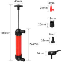 Syphon Transmission Oil Liquid Water Engine Fuel Air Hand Pump Extractor Tool,model: 1 Set